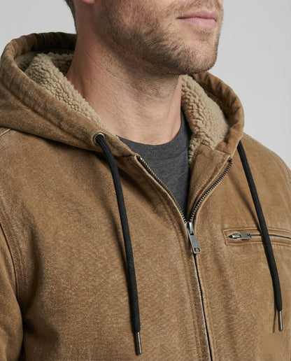 Herren Winter-Bomberjacke Warm Isoliert