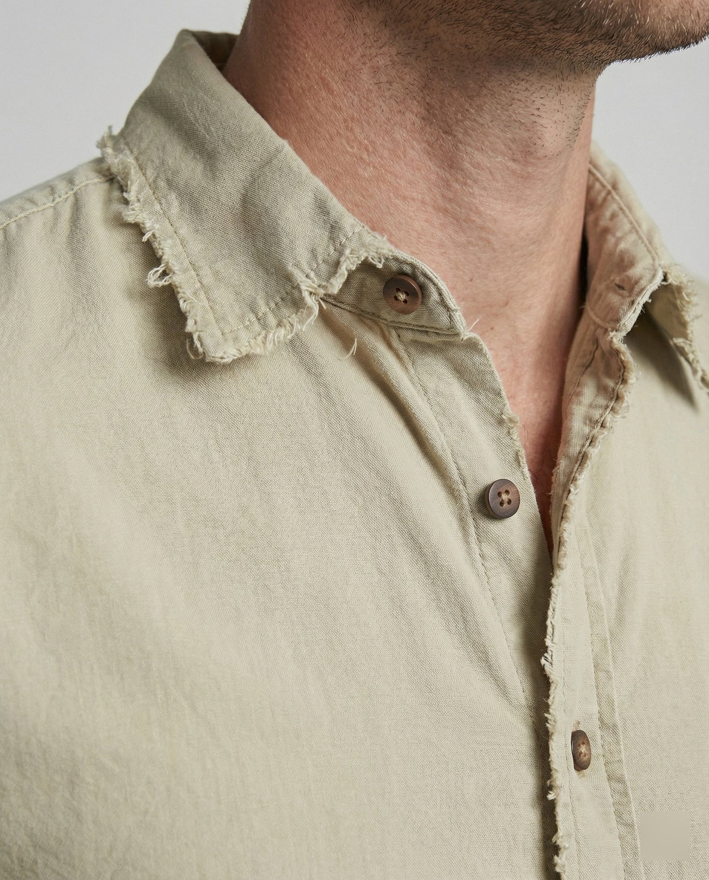 Herren Lässiges Hemd Asymmetrischer Saum Blau