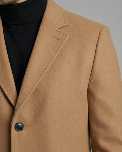 Herren Wolltrenchcoat Elegantes Design