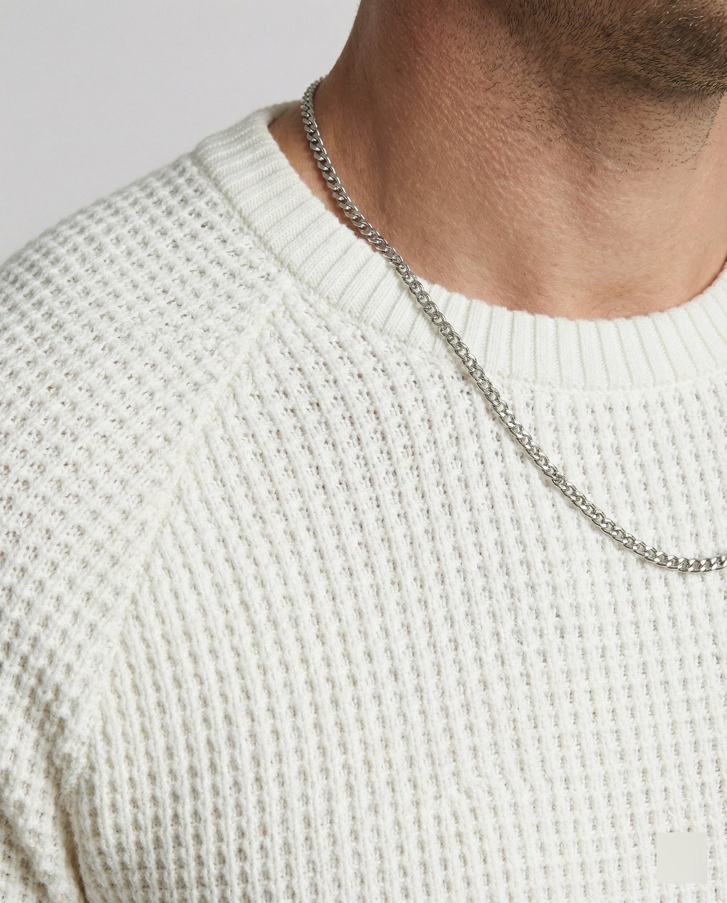 Herren Strukturpullover Modern