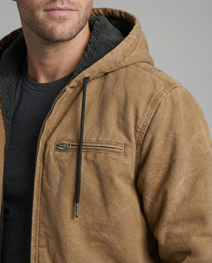 Herren Jacke Komfort Leder