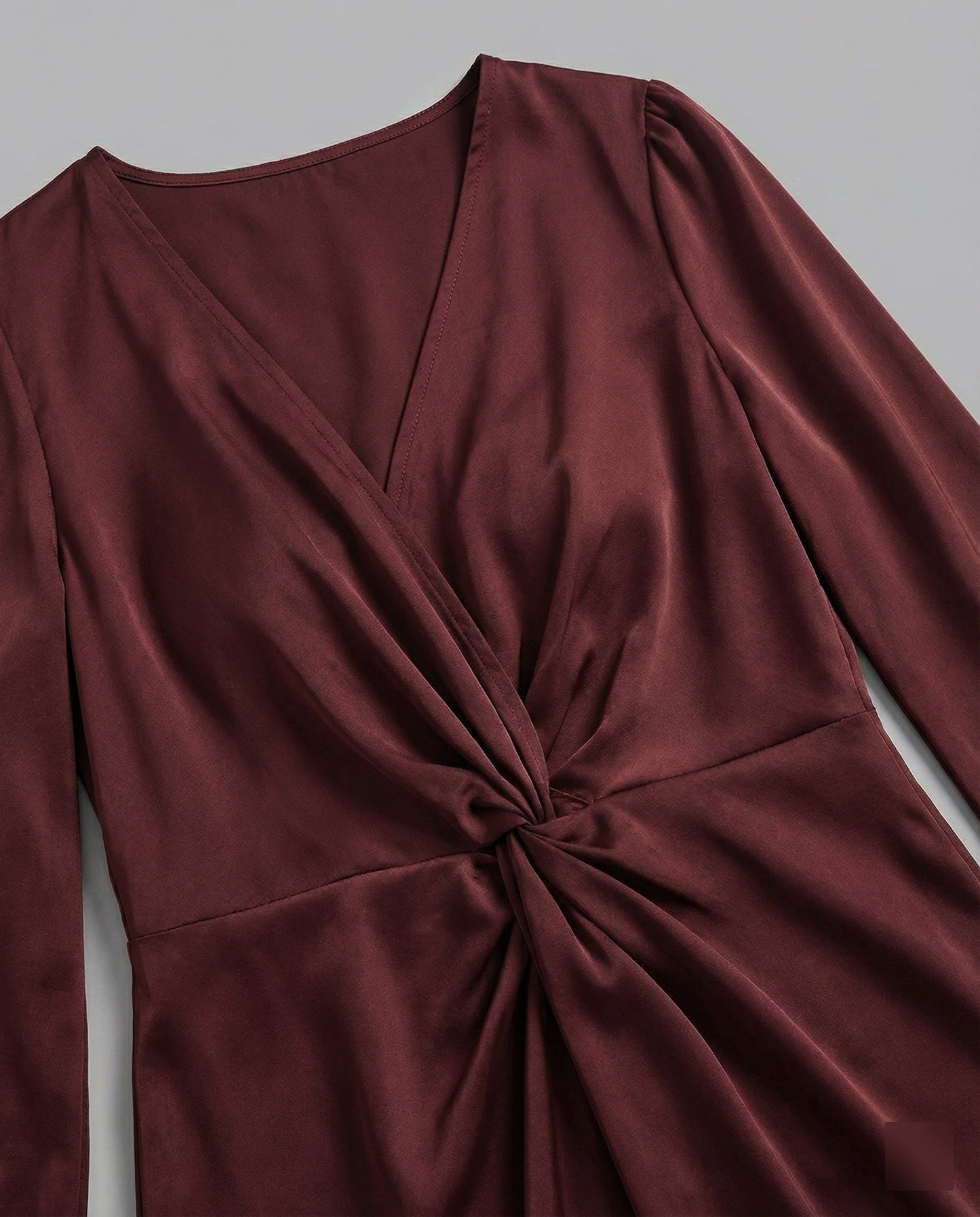 Elegantes Damen Wickelkleid Midi