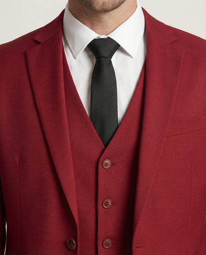 Herren 3-Teilig Anzug Elegant
