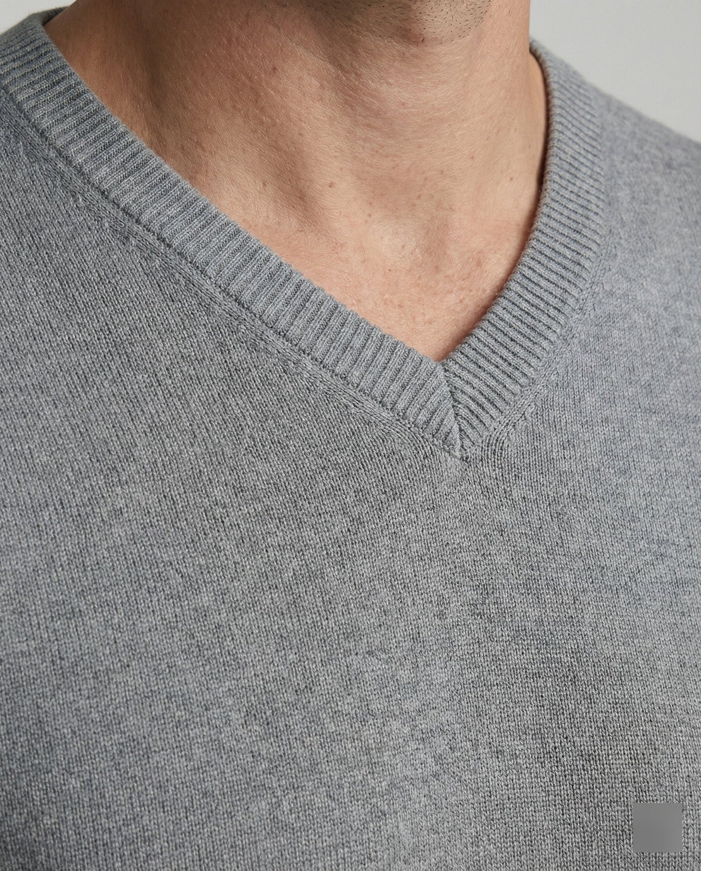 Herren Feinstrick Pullover V-Ausschnitt