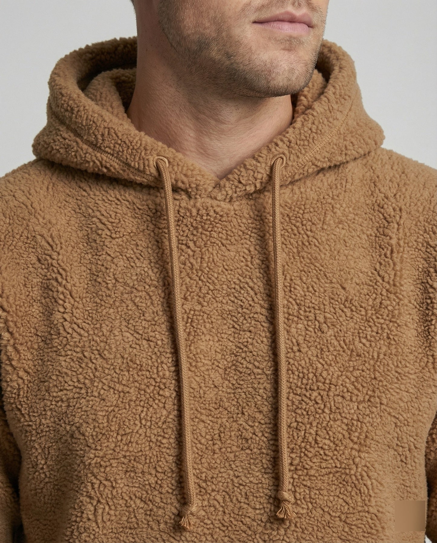 Herren Teddy Pullover Kuschelfleece