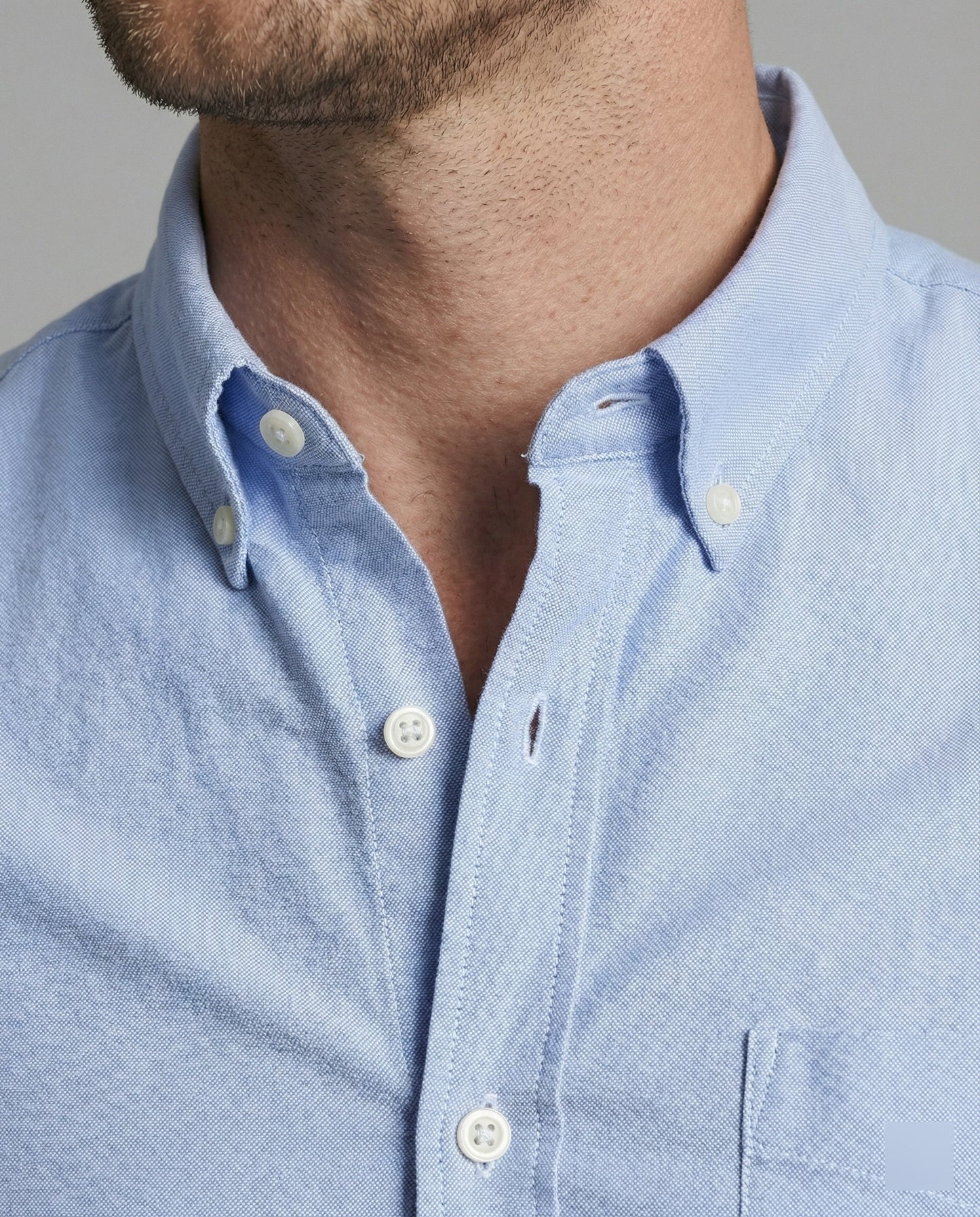 Herren Slim Fit Oxfordhemd Baumwolle Weiß