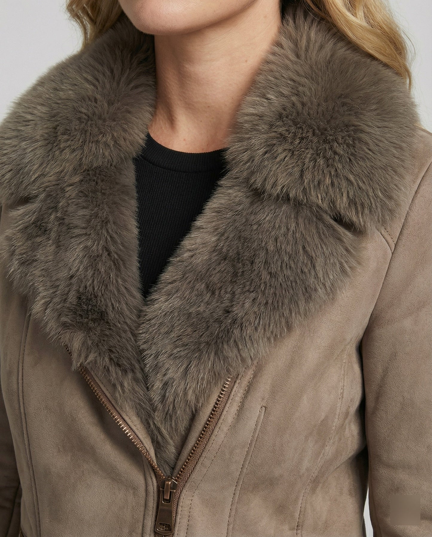 Eveloria Damen Winterjacke Elegant Kragen