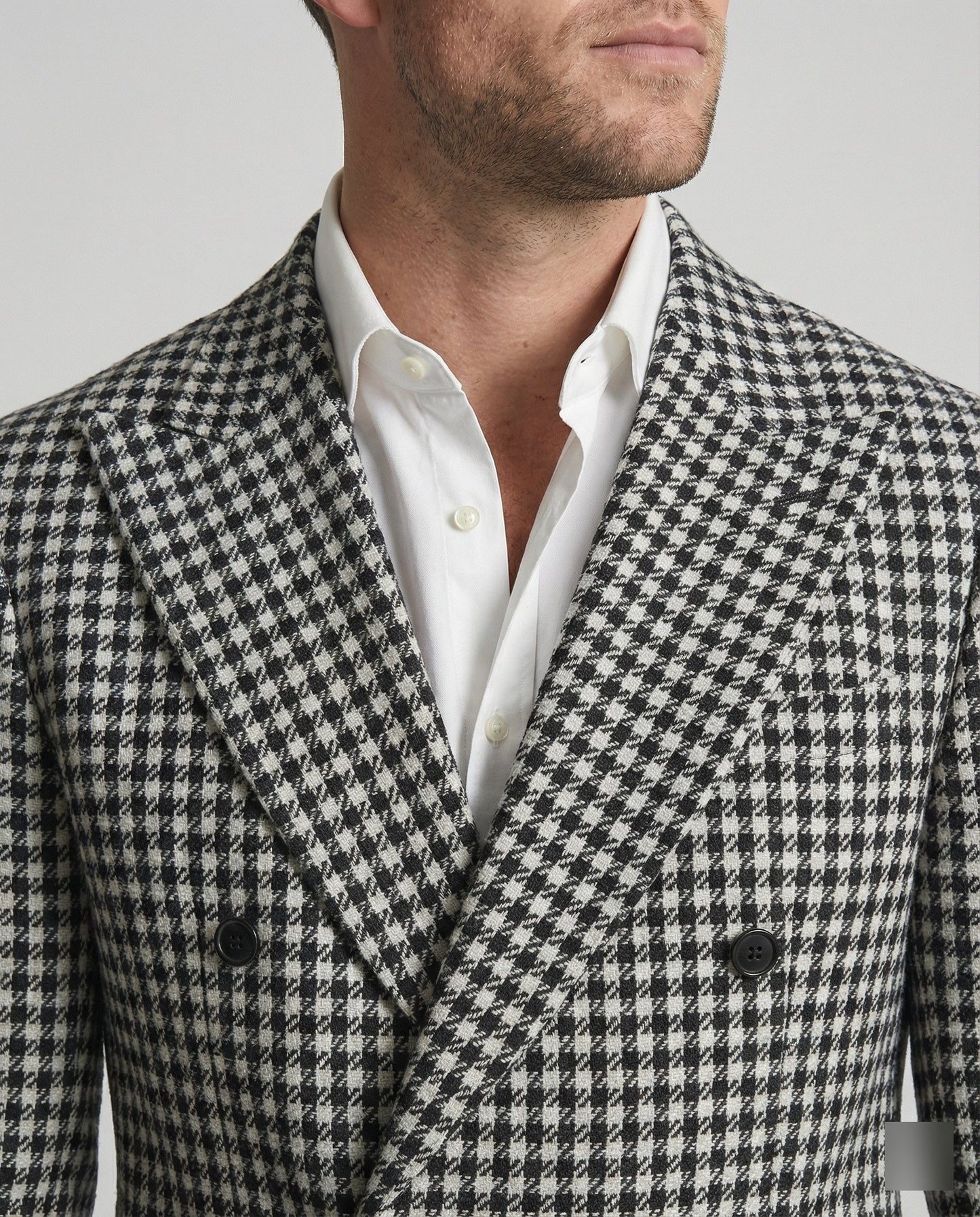 Herren Karoblazer Moderner Schnitt Elegantes Design