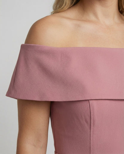 Eveloria Damen Trägerloses Satin-Kleid Partys