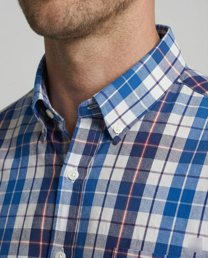 Herren Langarmhemd Flanell Kariert