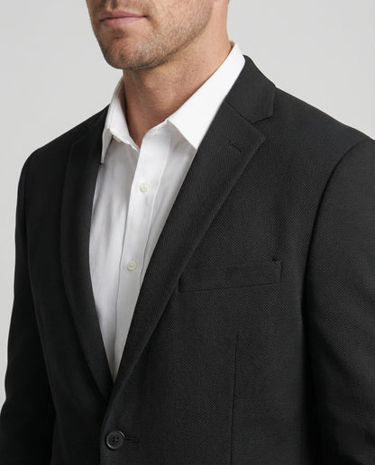 Herren Blazer Strukturstoff Stadtlook