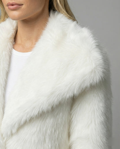 Damen Pelzjacke Weich