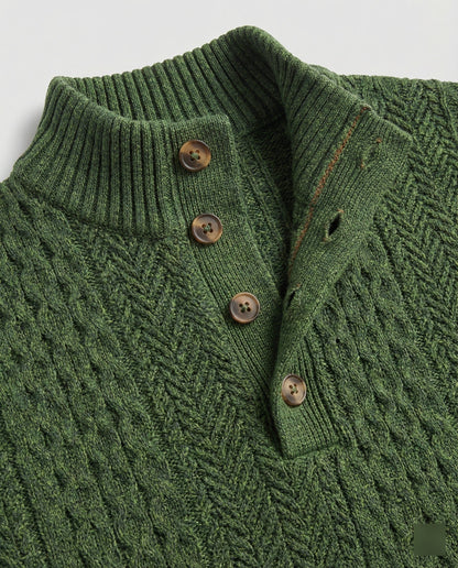Herren Strickanzug Stehkragen