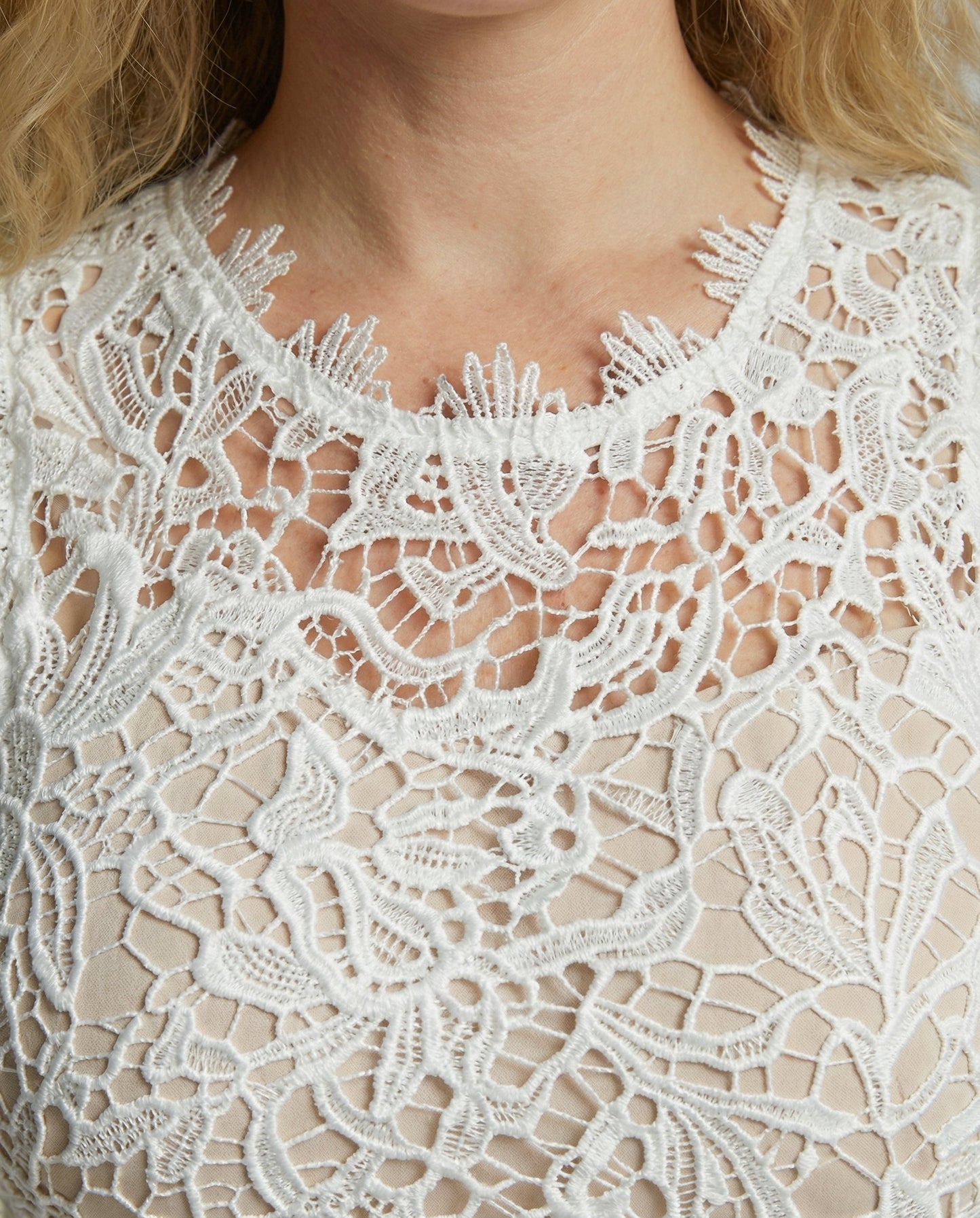 Damen Sommerkleid aus Spitze Elegant
