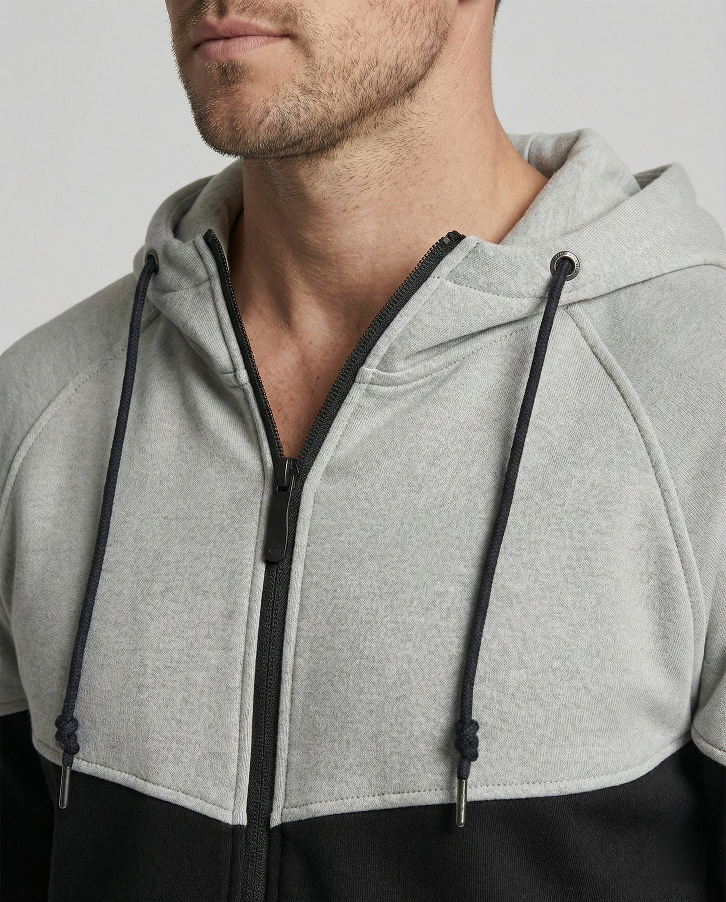 Herren Jogginganzug Reißverschlussjacke Baumwolle