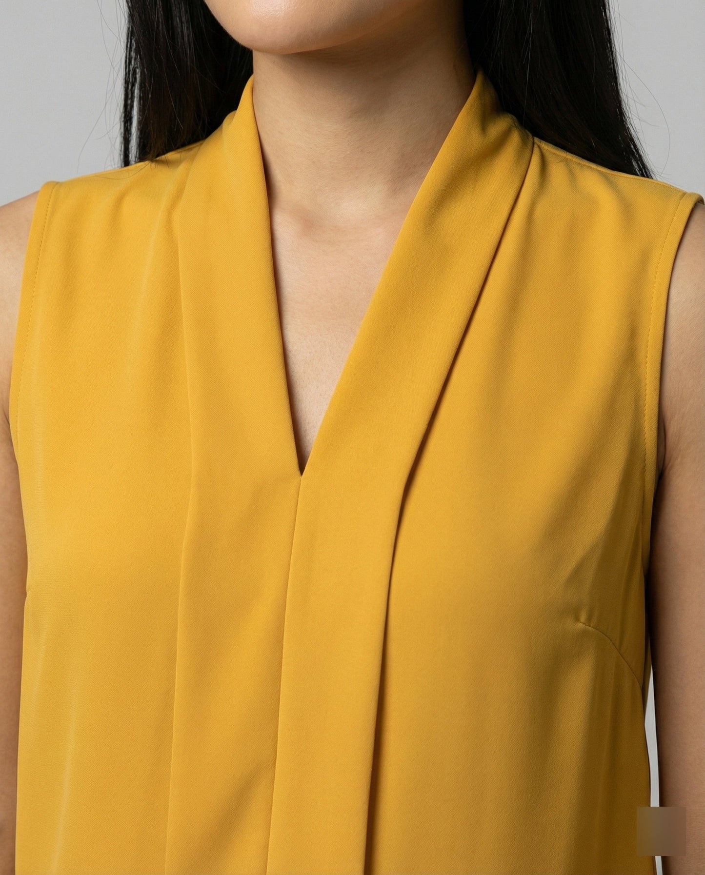 Damen Ärmelloses Sommertop Stoff Elegant Weißen