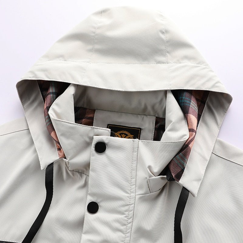 Eveloria Herren Outdoorjacke Bequem Wasserdicht