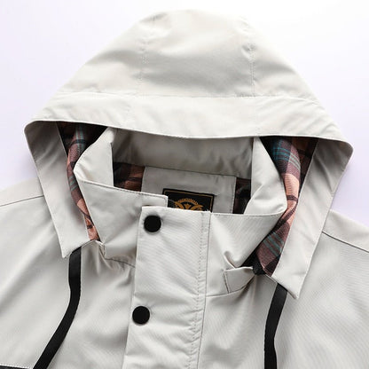 Eveloria Herren Outdoorjacke Bequem Wasserdicht