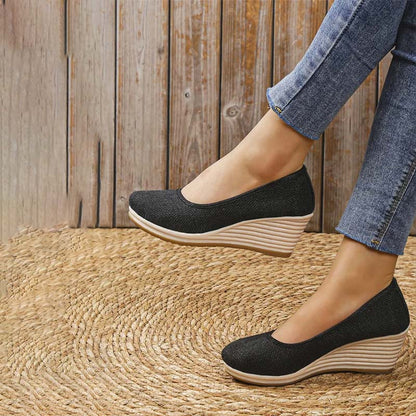 Eveloria Damen Keilschuhe Lässig