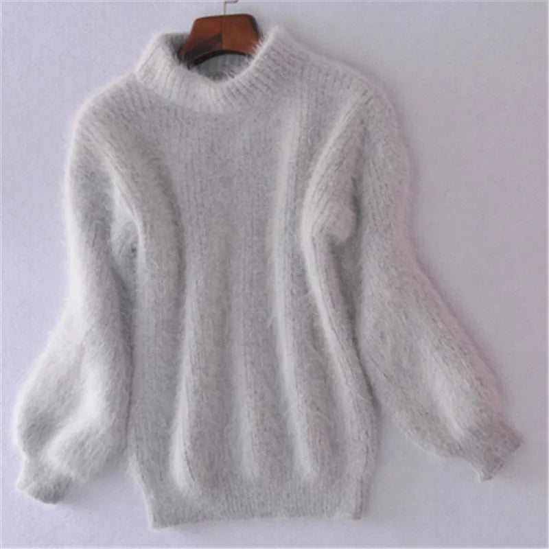 Damen Rollkragenpullover Strick
