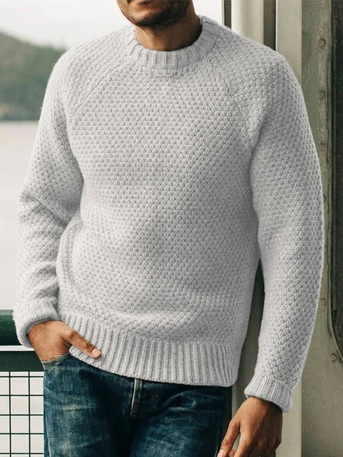 Eveloria Herren Pullover Klassisch Baumwolle