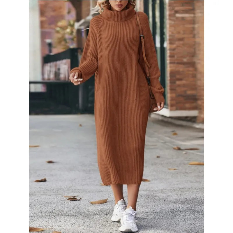 Eveloria Damen Strickkleid Bequem