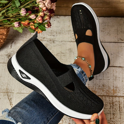 Eveloria Damen Slip-On Sneaker Atmungsaktives Material