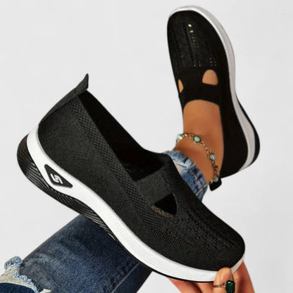 Regine Damen Slip-On Sneaker Atmungsaktives Mesh