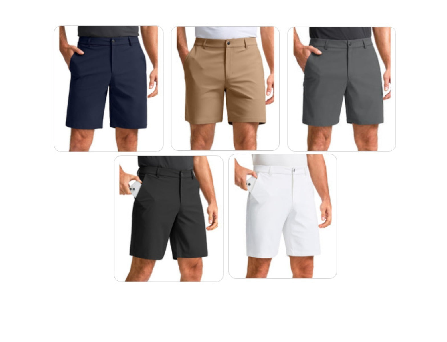 Damen Golfshorts Gerade Bein Schnitt - Eveloria