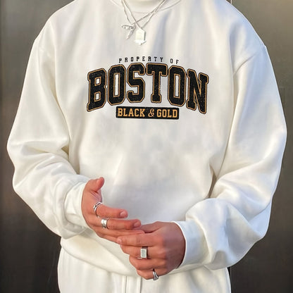 Eveloria Herren Pullover Sweatshirt Trendig