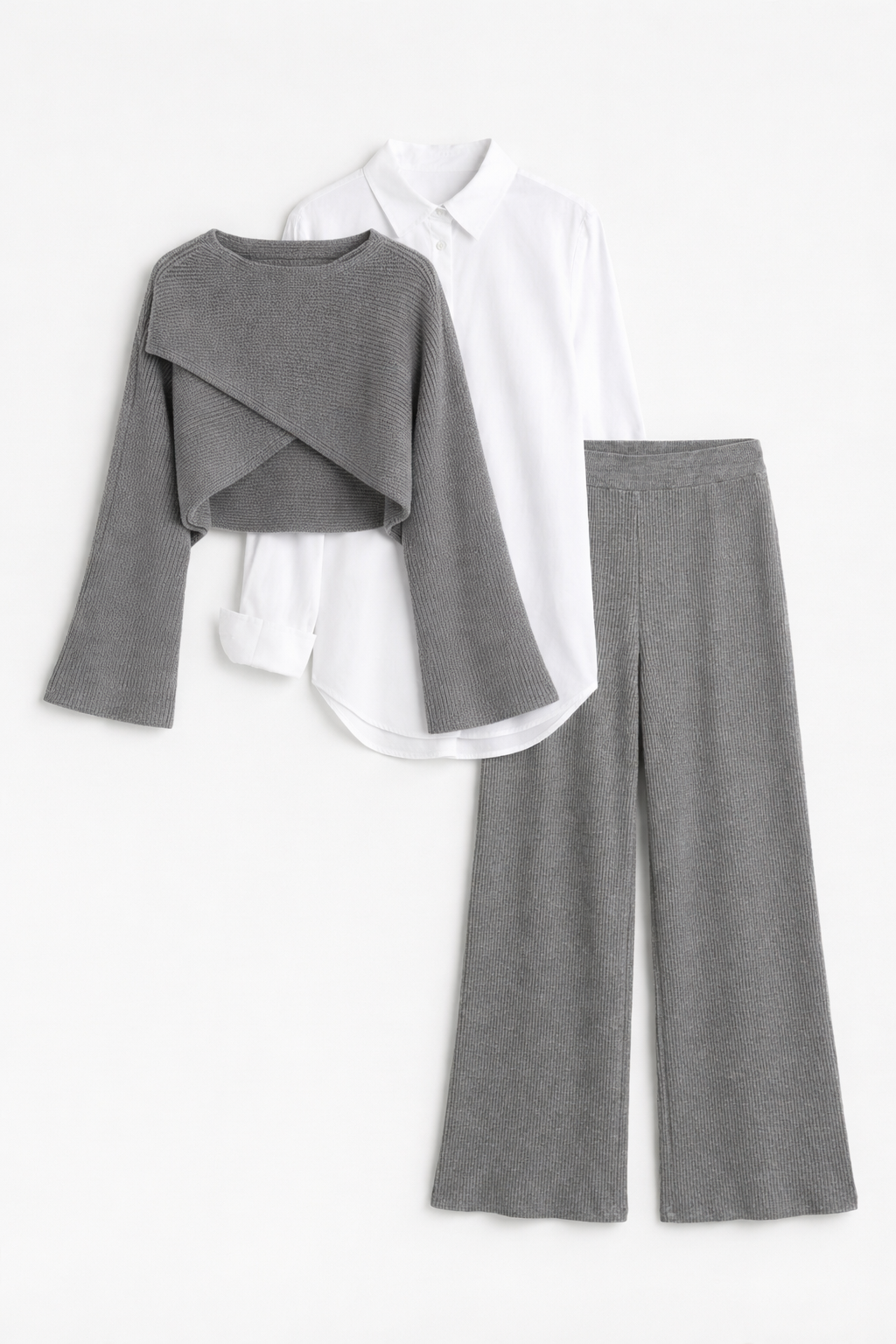 Damen Dreiteiliges Set Baumwolle Bequem