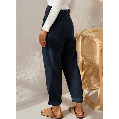 Eveloria Damen Cordhose Gerade