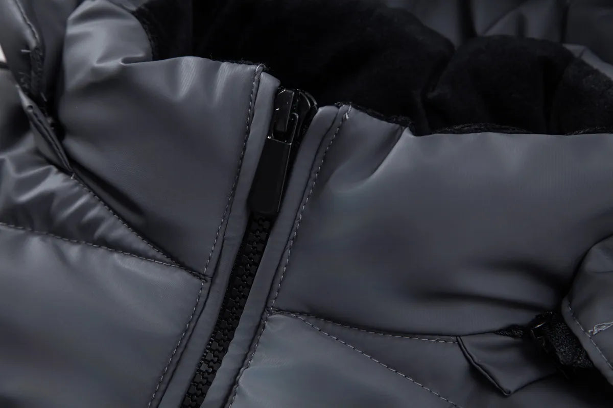 Eveloria Herren Winterjacke Kapuze