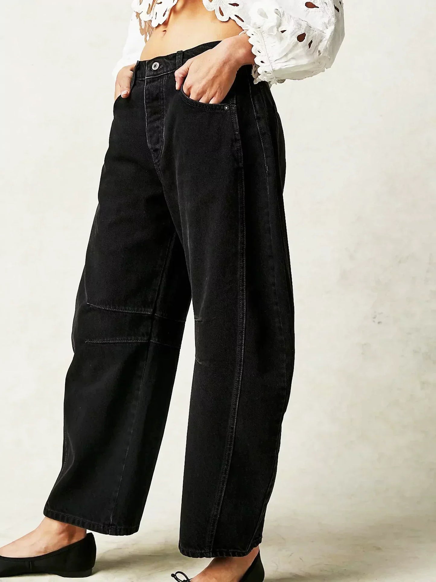 Damen Jeans Moderner Stil Komfort