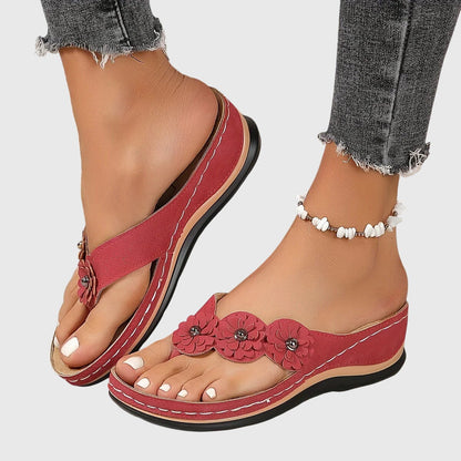 Damen Slip-On Sandalen Lässig Bequem
