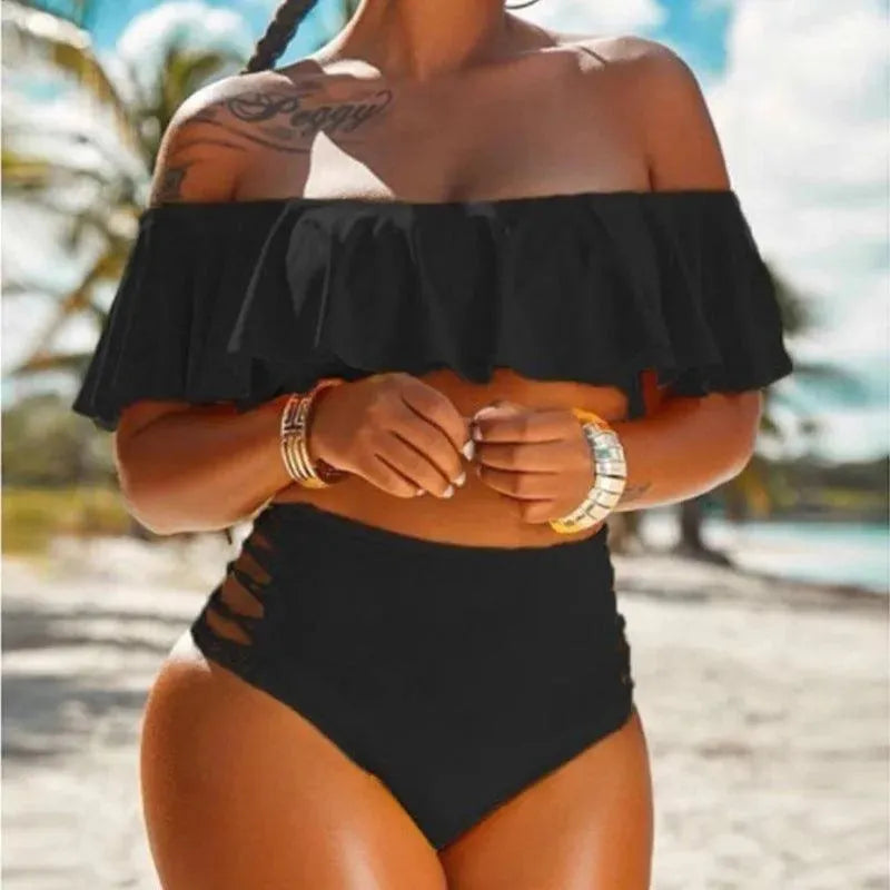 Eveloria Damenhoher Bikini Strand