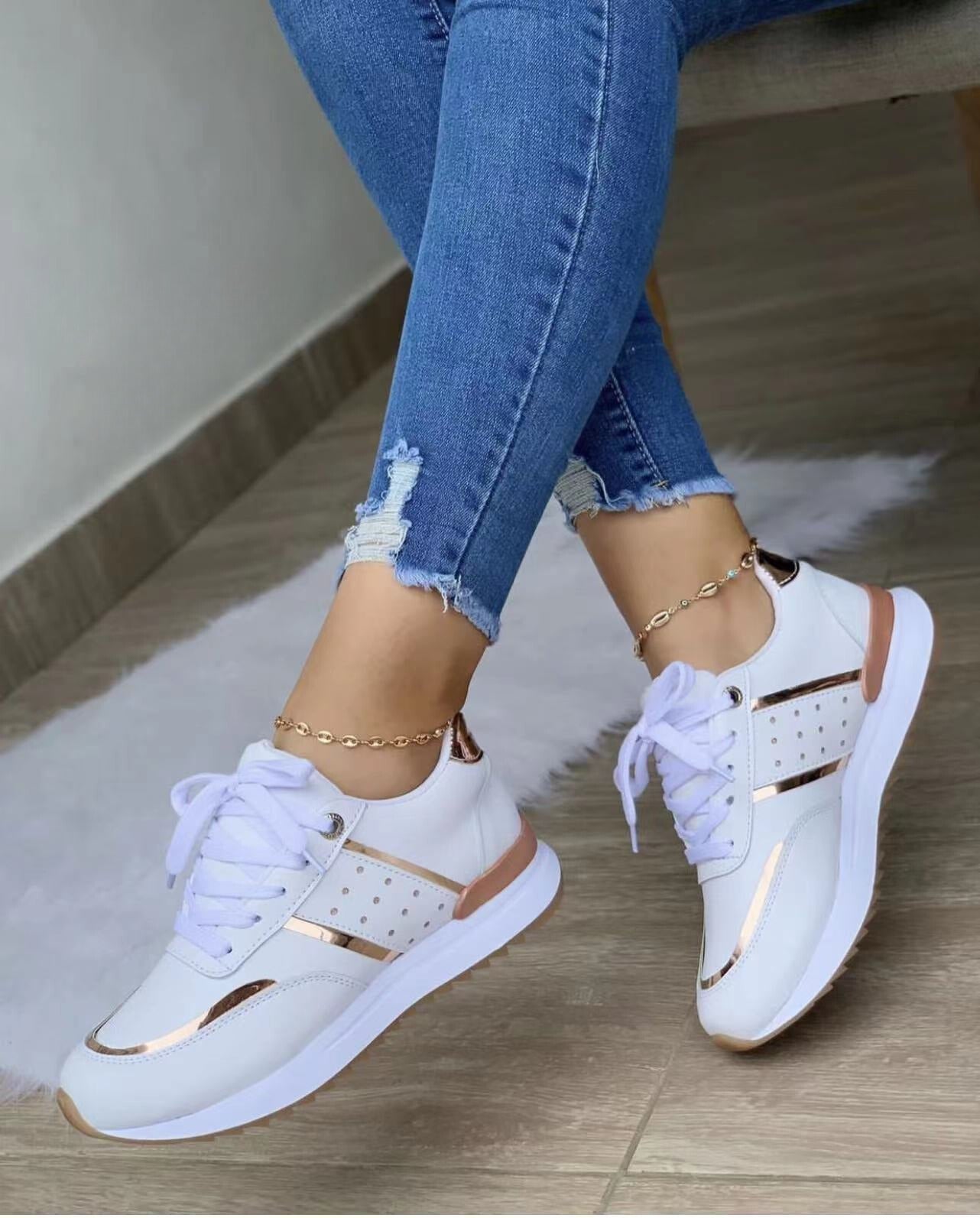 Eveloria Damen City Sneaker Bequem - Eveloria