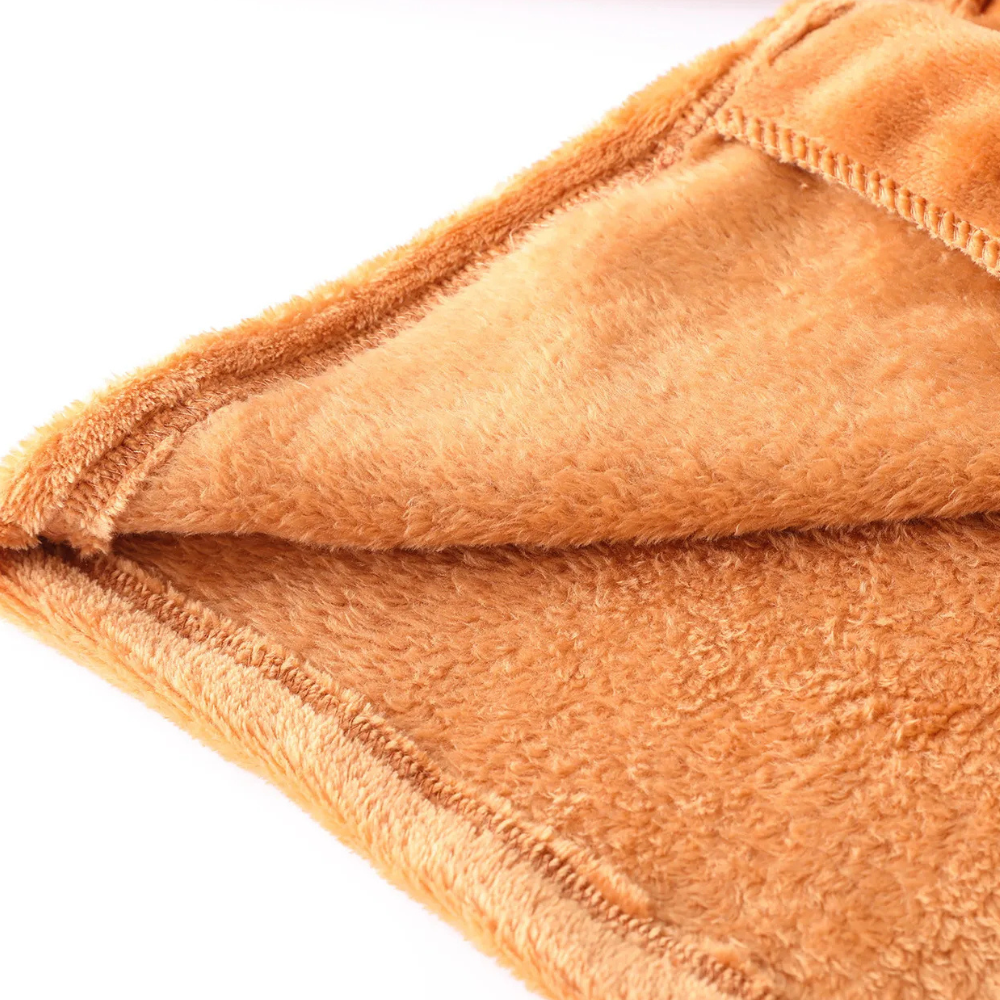 Damen Teddy-Mantel Reverskragen Elegantes Design Beige