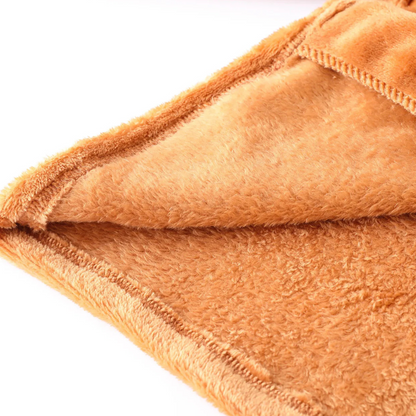 Damen Teddy-Mantel Reverskragen Elegantes Design Beige