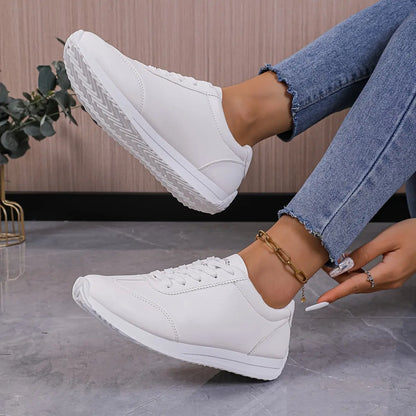 Damen Sneaker Weiß Bequem