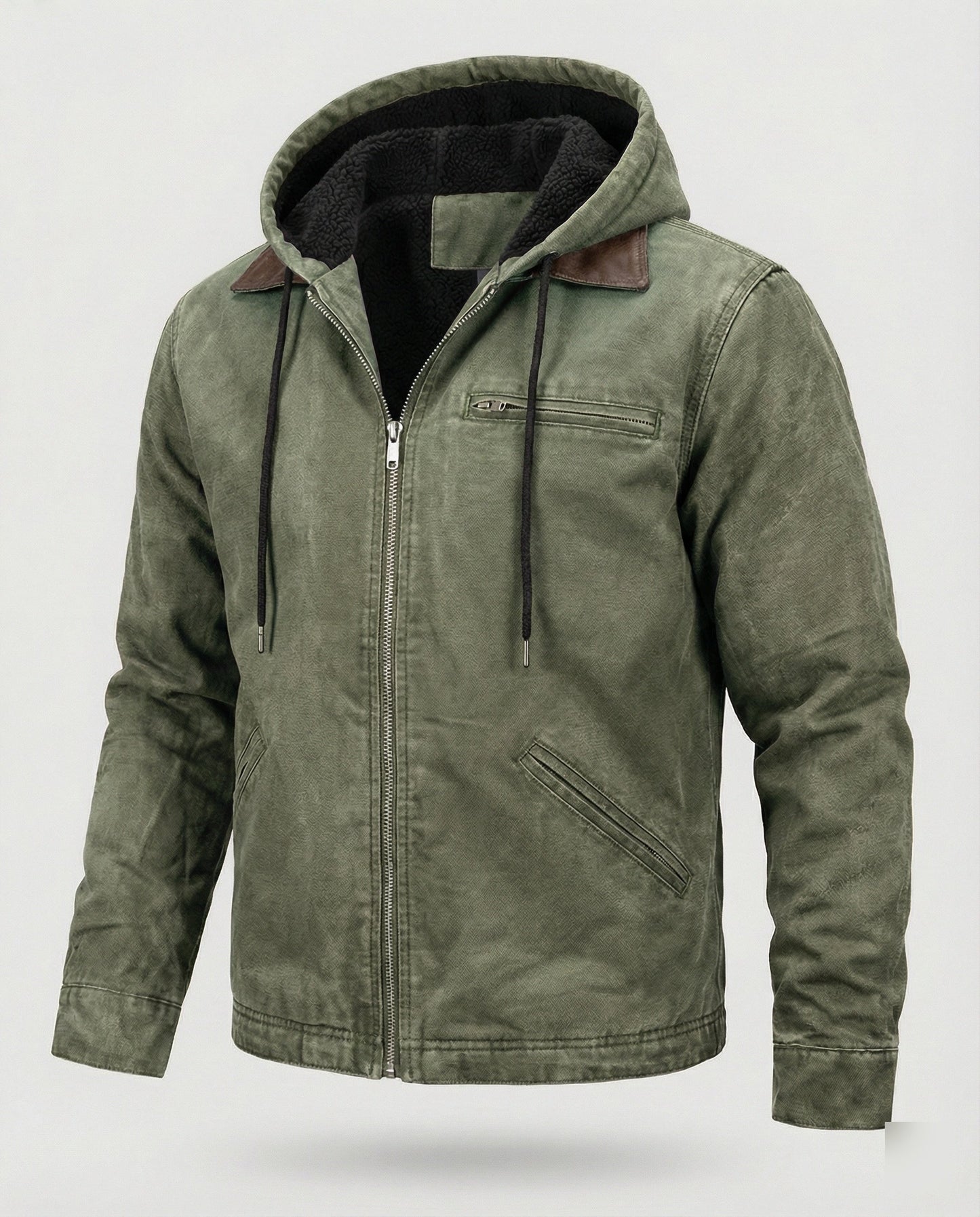 Herren Winter-Bomberjacke Warm Isoliert