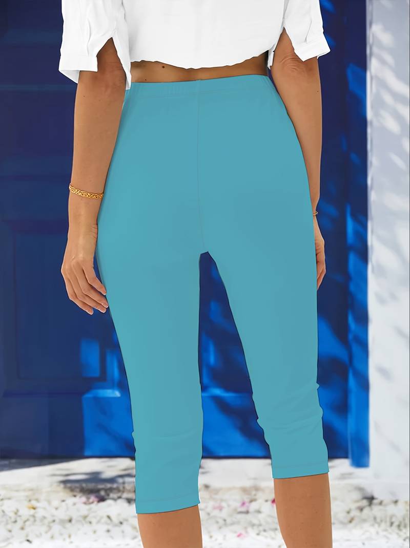 Damen Leggings Bequem Alltag