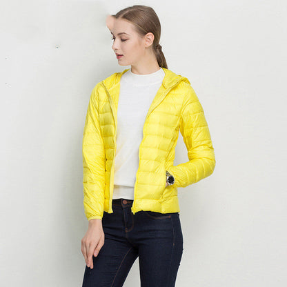 Damen Leichtes Daunenjacke