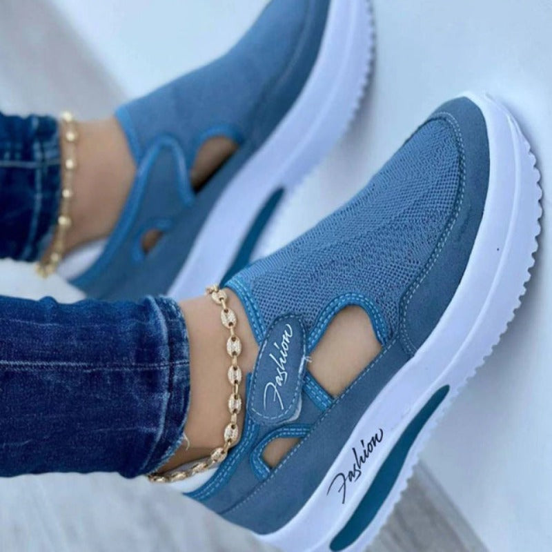 Eveloria Damen Plateauschuhe Bequem