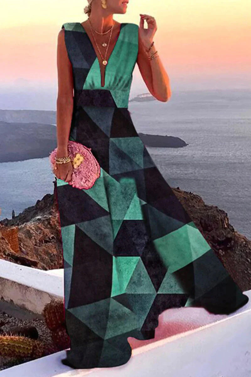 Eveloria Damen Sommerkleid Maxi Hochzeitsgastkleid