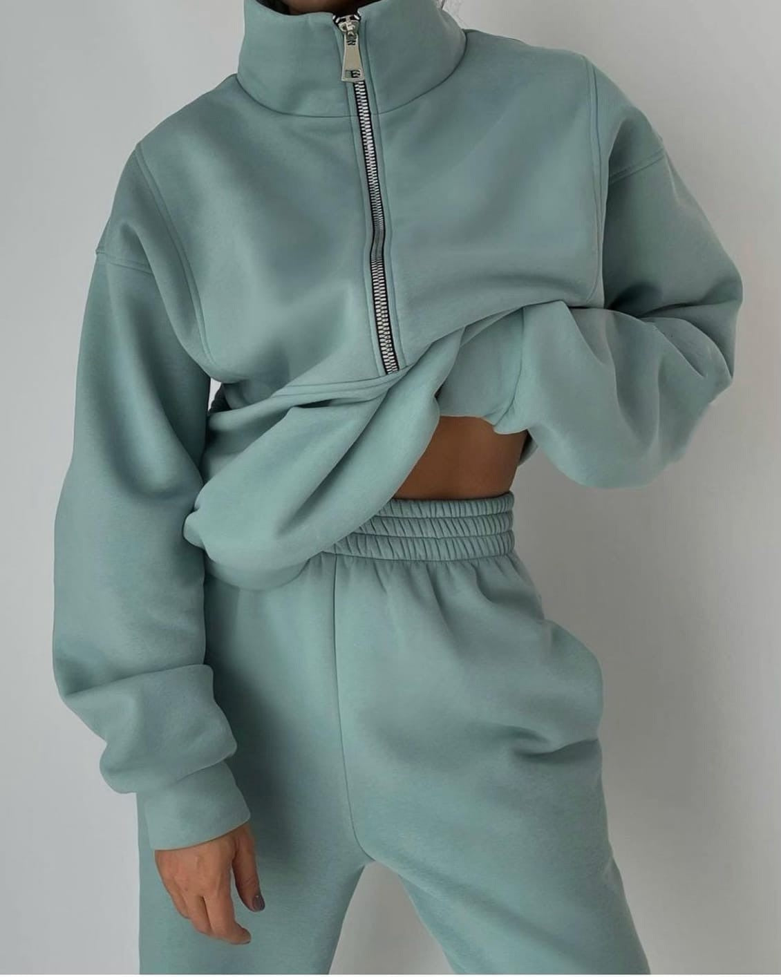 Damen Zweiteiliges Lounge-Set Jogginghose - Eveloria