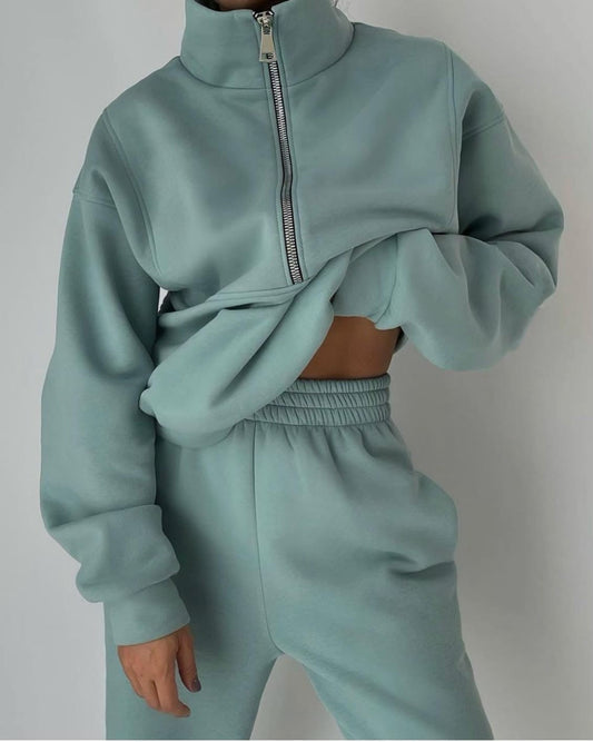 Damen Zweiteiliges Lounge-Set Jogginghose - Eveloria