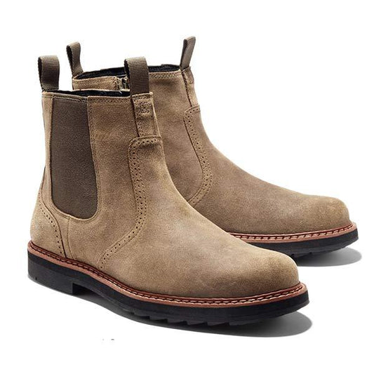 Elias Herren Chelsea Boots Leder Schwarz - Eveloria