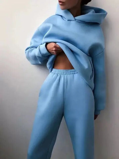 Eveloria Damen Jogginghose Set Baumwolle