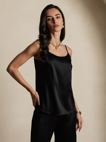 Eveloria Damen Seiden-Camisole Spaghettiträger